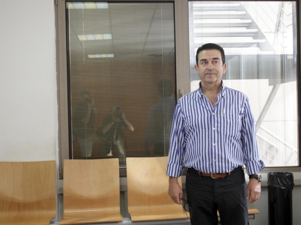 Carmelo Aured, durante el juicio