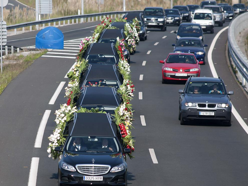 Imagen del cortejo fúnebre de Emilio Botín