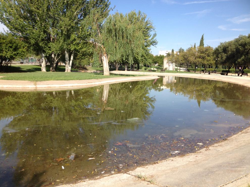 Críticas por el poco mantenimiento del lago del parque de La Granja