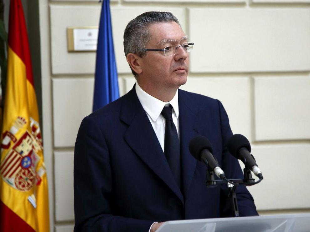 El ministro de Justicia, Alberto Ruiz-Gallardón
