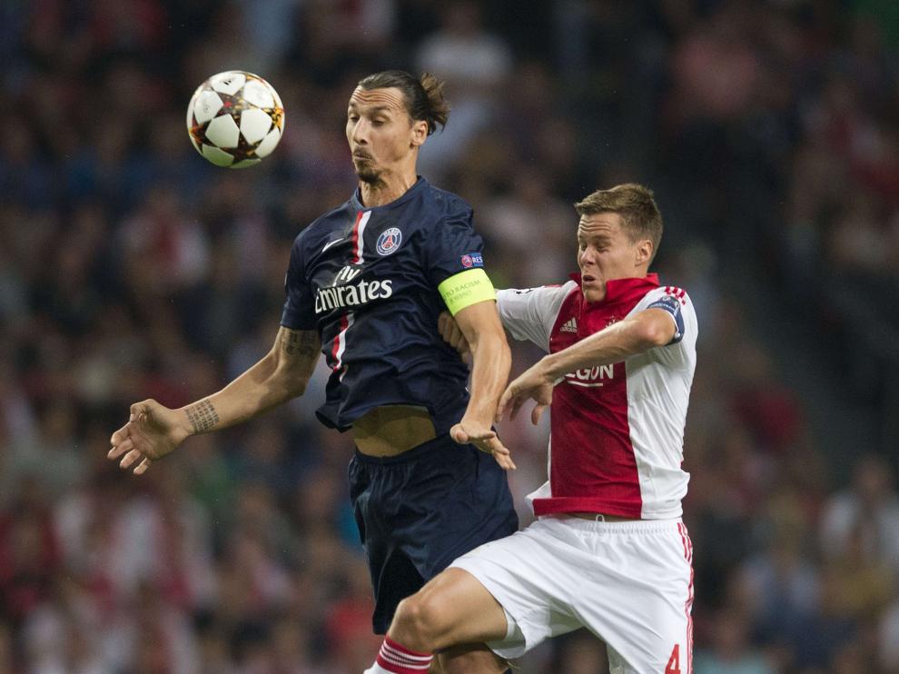 Ibrahimovic fue bien recibido por su antigua afición.