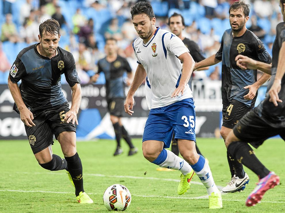 Diego Suárez, la pasada jornada, contra el Sabadell.