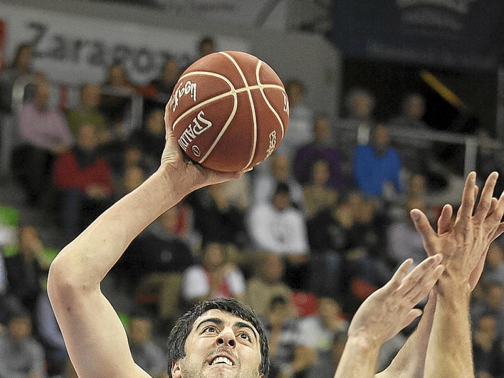Shermadini, en el partido ante UCAM Murcia del año pasado.