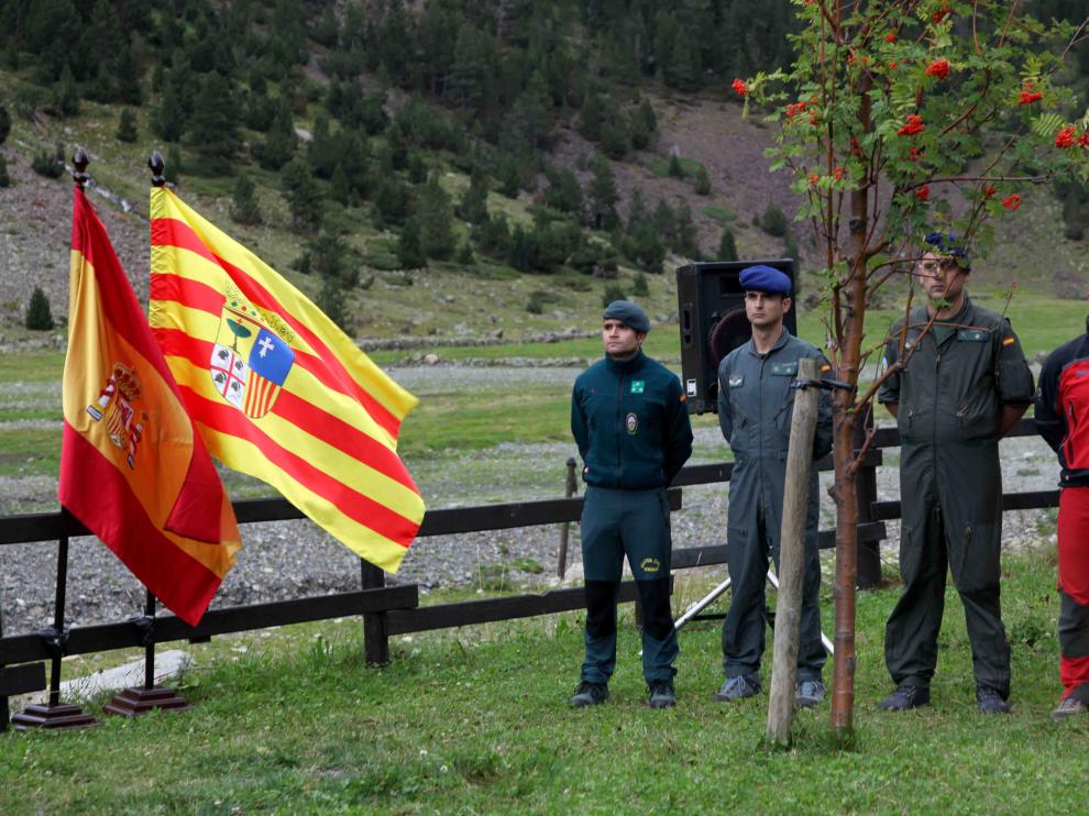 Acto donde se ha facilitado el balance de rescates de montaña de este verano
