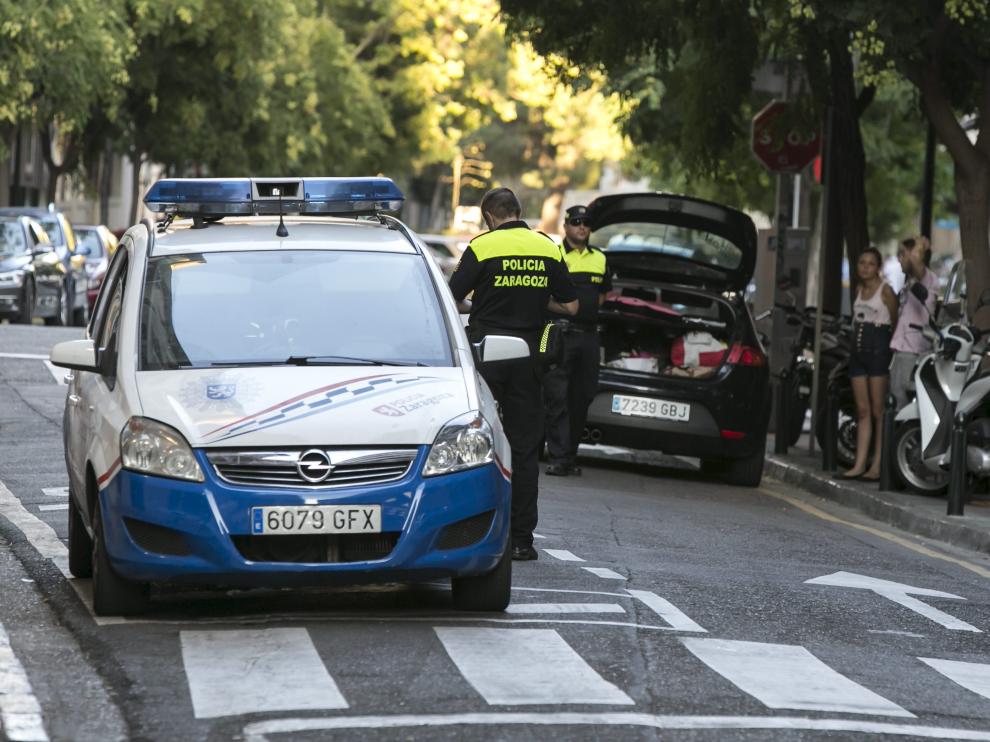 La Policía Local de Zaragoza.