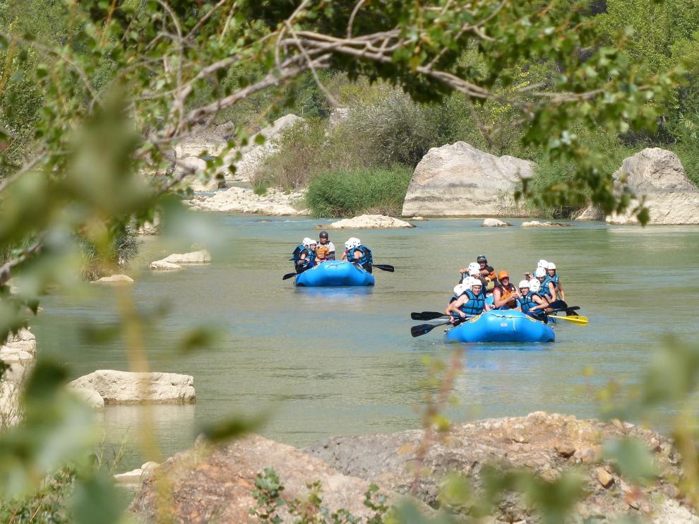 Rafting en el Gállego