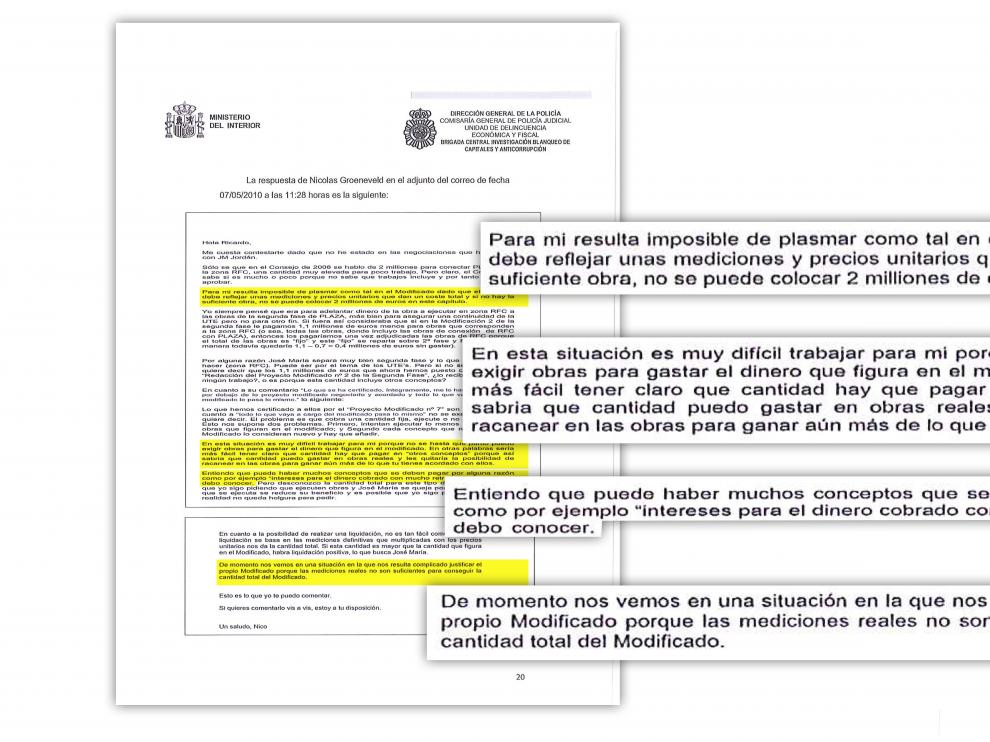 El correo del director técnico.