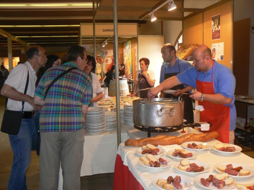 Una imagen de la Semana de la Pasta y el Dulce de Daroca, donde Múgica ganó el premio a la mejor tapa