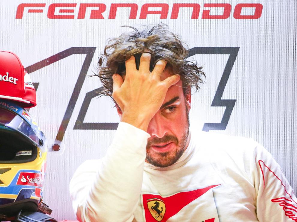 Alonso tras la tanda de entrenamientos