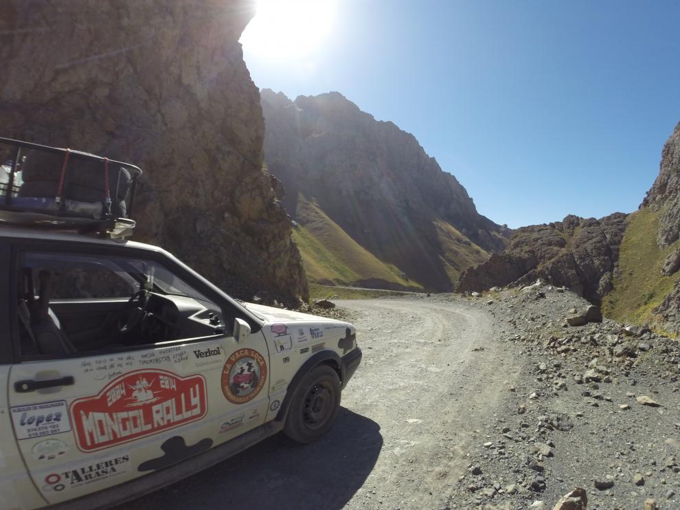 La Vaca Loca en la cordillera de Pamir, Tajikistán