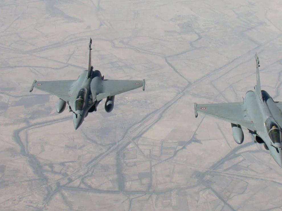 Foto de archivo de aviones de la Fuerzas Armadas francesas