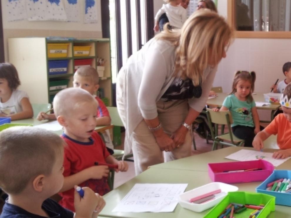 Serrat en su visita este viernes a dos centros turolenses