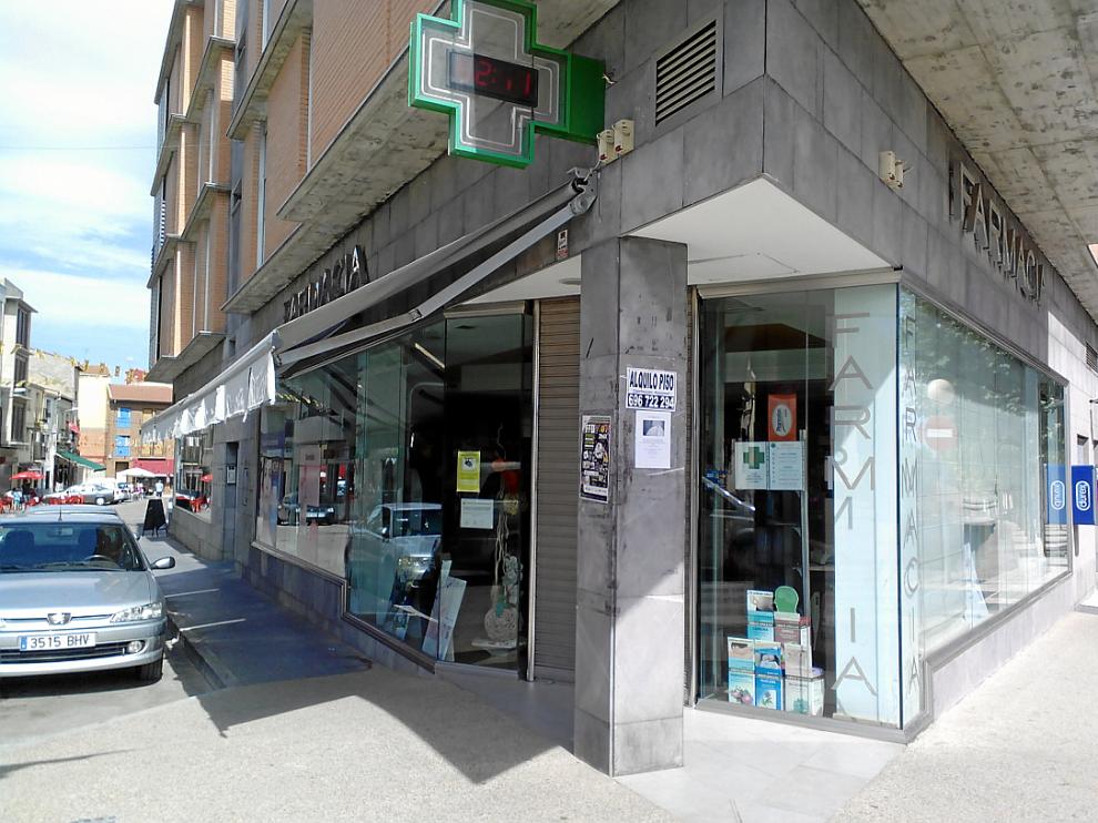 Imagen de una farmacia de Zaragoza.