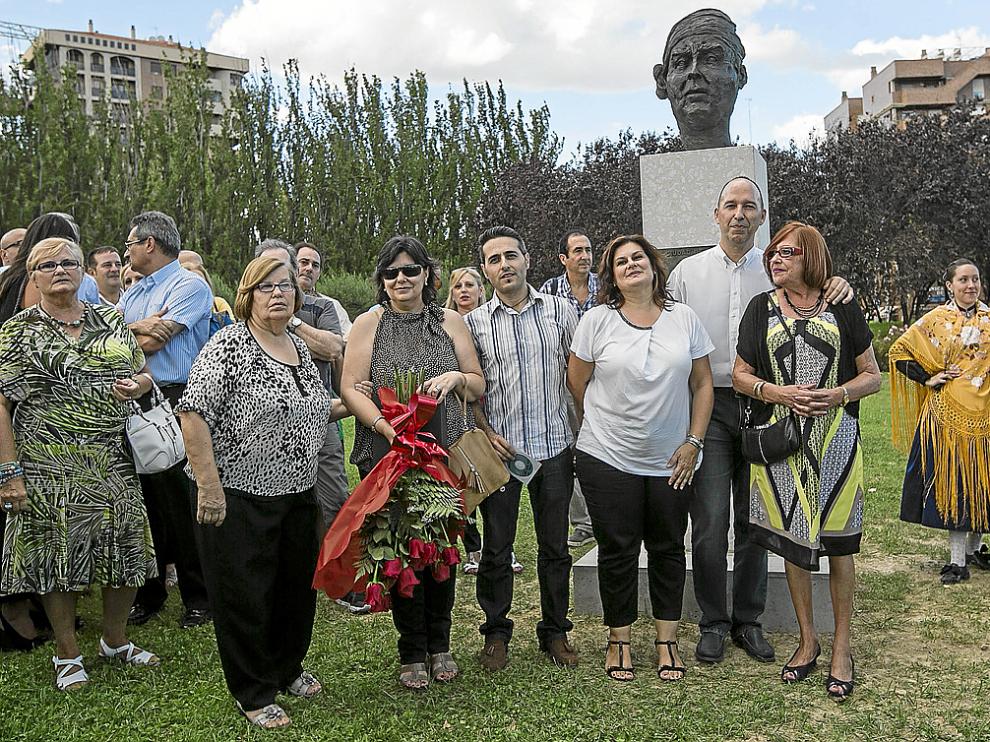 María Jesús Usón, María Jesús Arregui, Mariano Arregui, Marta Arregui, Carmelo Asensio y Celia Espiau.