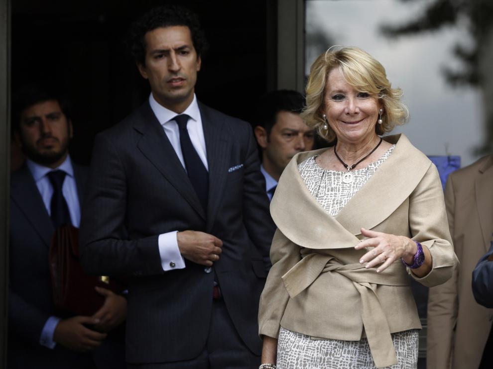 Aguirre a su salida de los juzgados