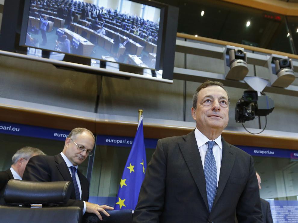 Draghi, este lunes