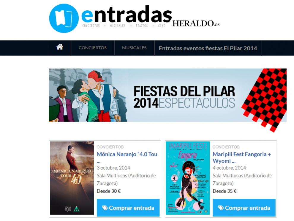 Consigue las entradas para los espectáculos del Pilar en entradas.heraldo.es