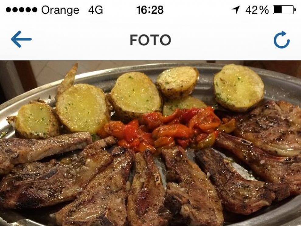 Un plato de La Ternasca subido a Instagram.