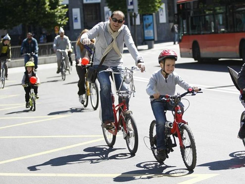 Imagen de archivo de la Bicicletada Escolar