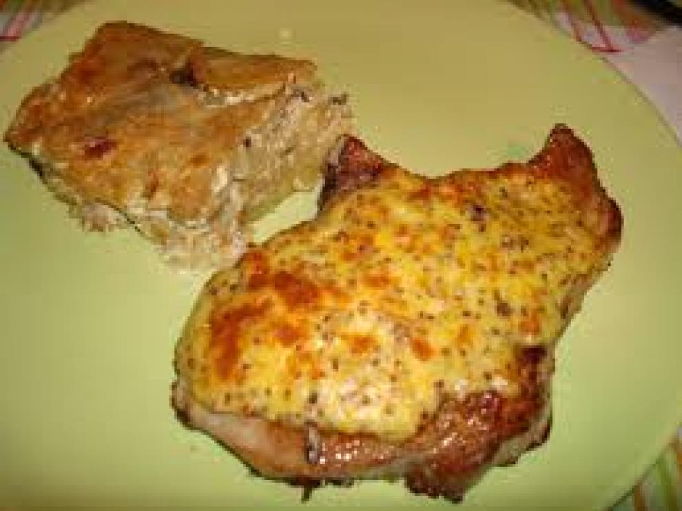 Chuletas de Ternasco gratinadas