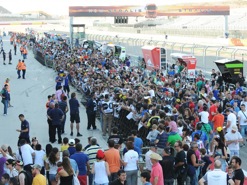 Pit lane walk de 2013