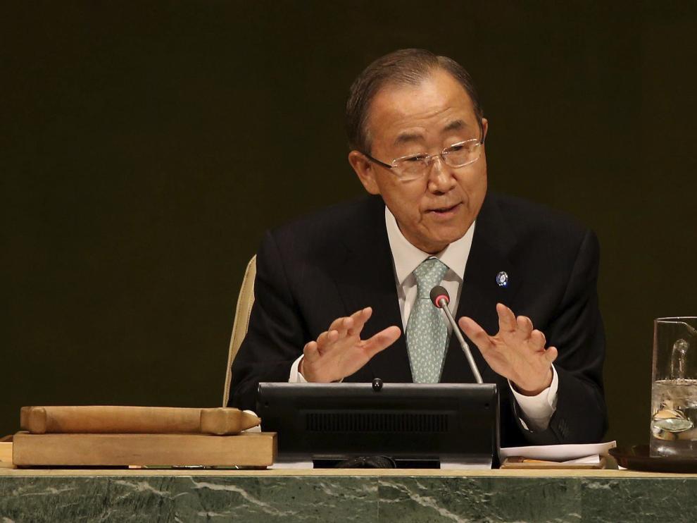 Ban Ki-moon en la cumbre de este martes