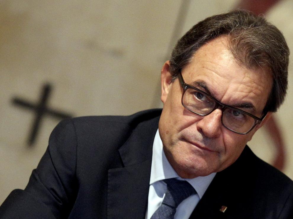 Mas en la reunión semanal del Gobierno catalán