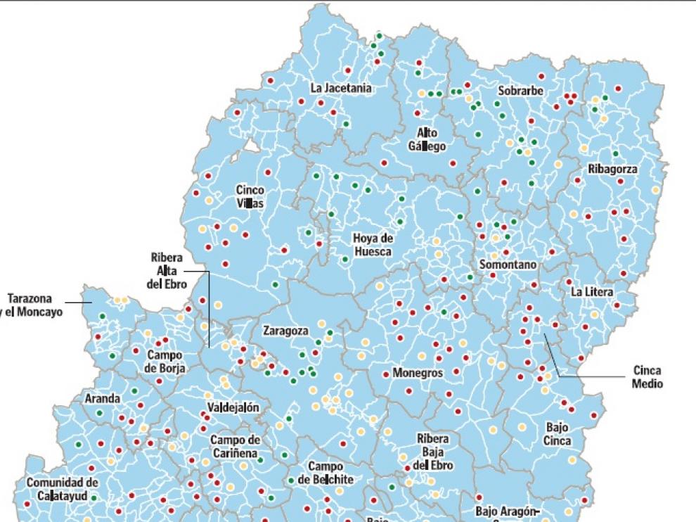 La banda ancha llegará a todo el territorio aragonés en cuatro años.