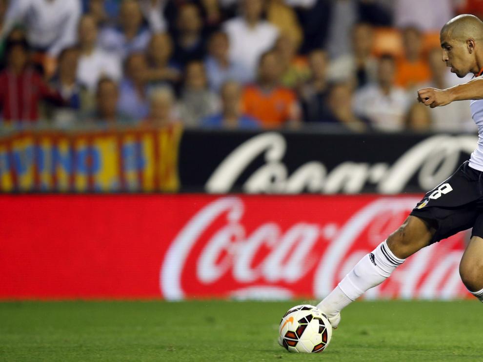 Feghouli marcó el tercer gol valencianista