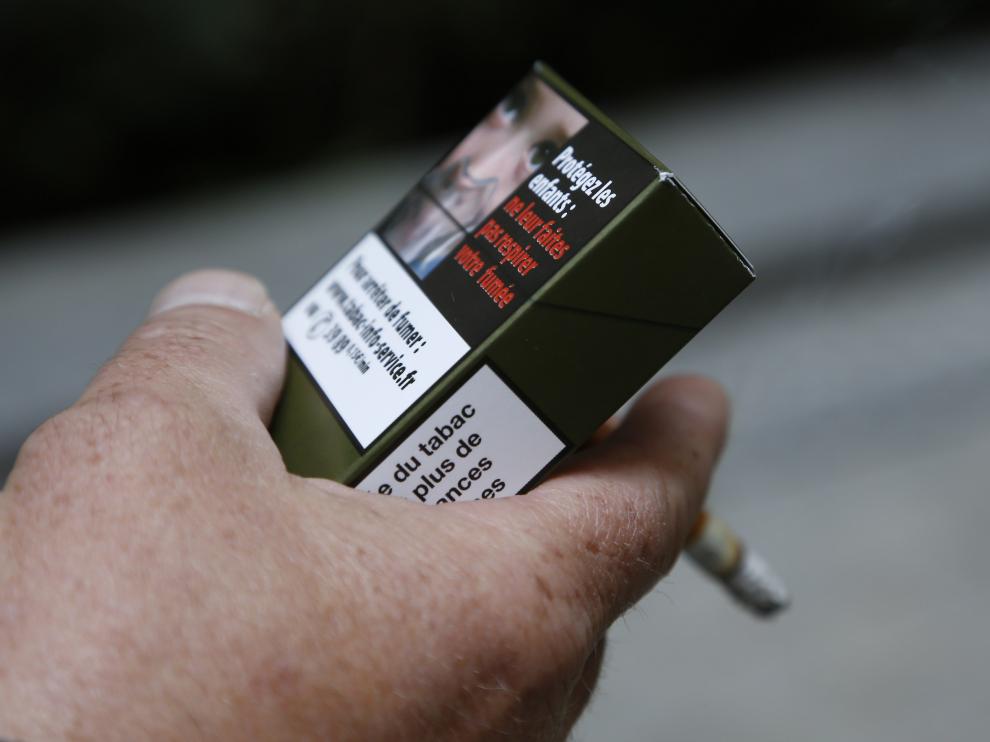Cajetilla de tabaco en Francia