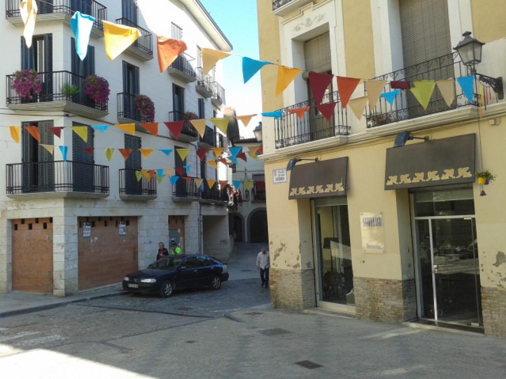 Plaza de San Pedro iluminada
