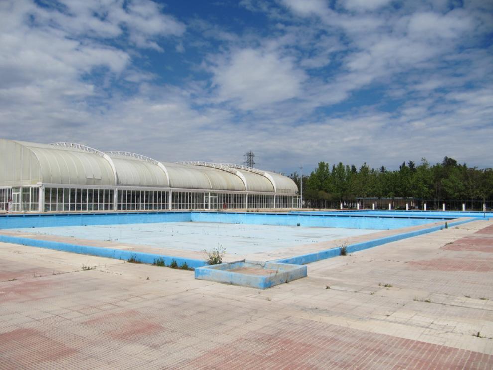 Imagen del Parque Deportivo Ebro tras su cierre.