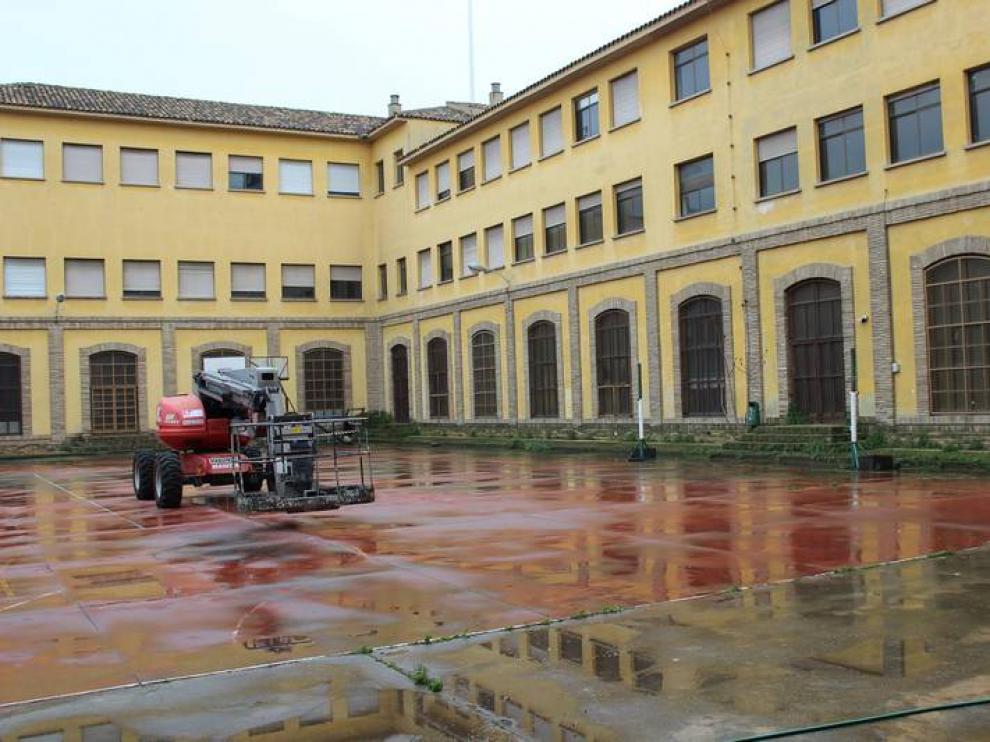 Patio del antiguo instituto Luis Buñuel