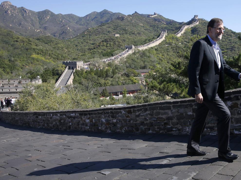 Rajoy en la Gran Muralla