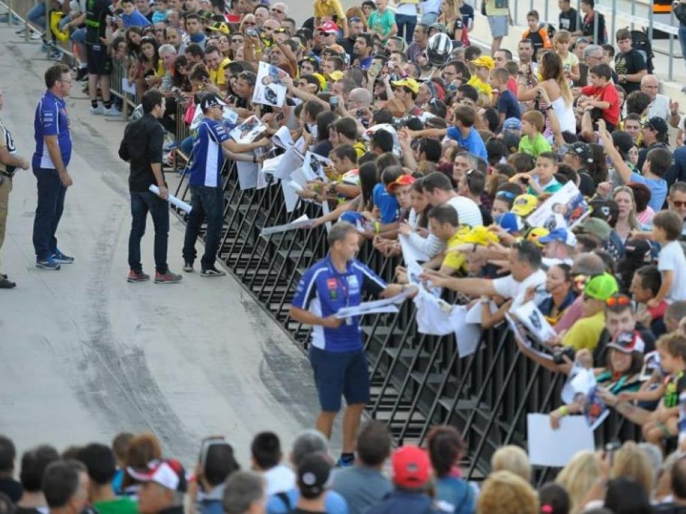 Numeroso público en Motorland Aragón