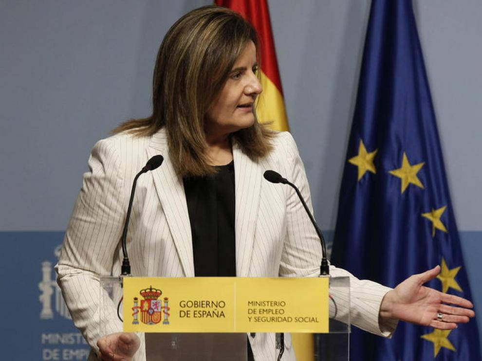 Fátima Báñez, ministra de Empleo y Seguridad Social