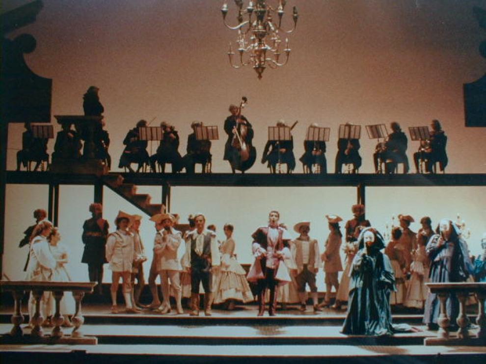 Un momento de la representación de 'Don Giovanni', de Ópera 2001