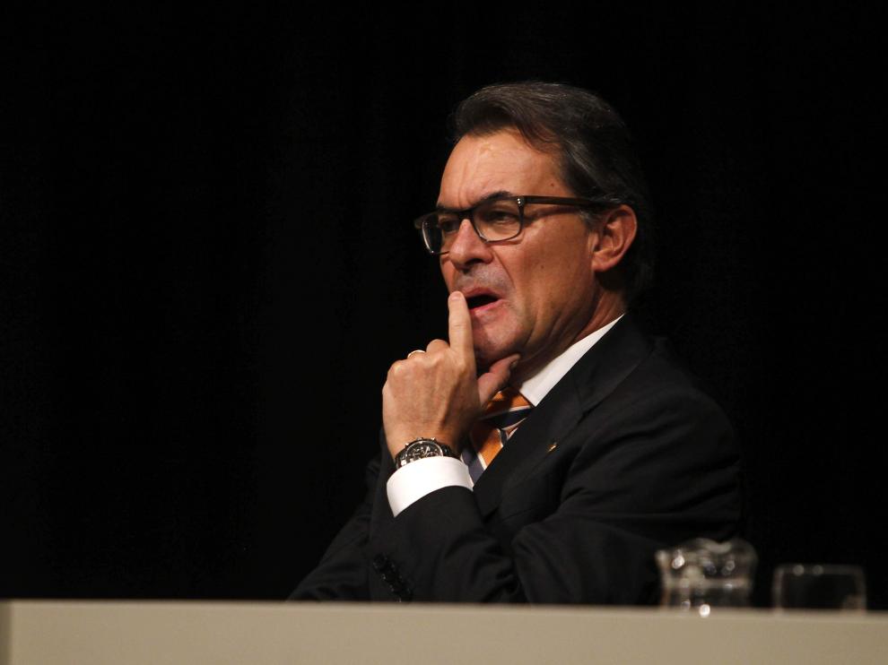 El presidente de la Generalitat, Artur Mas