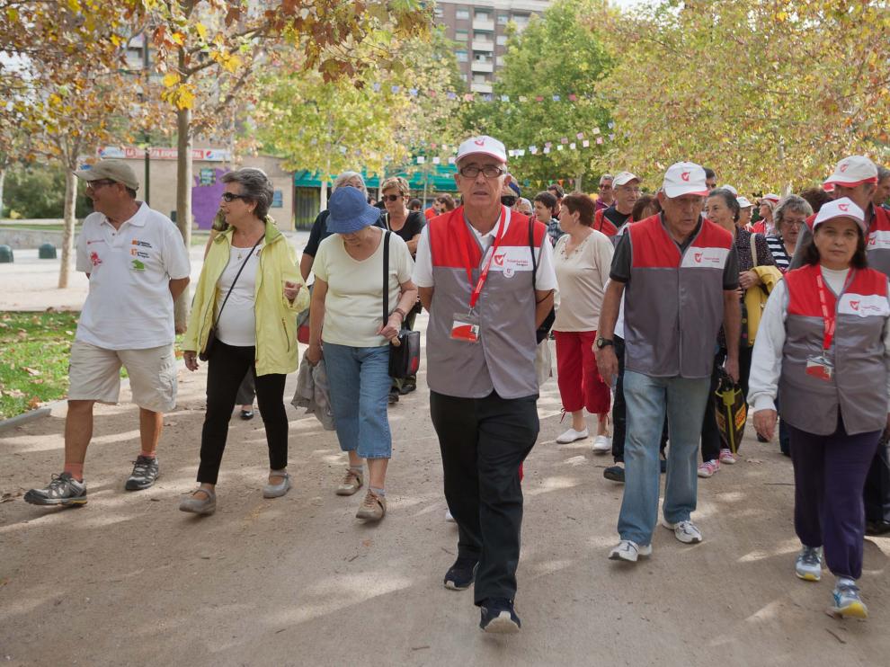 Paseos saludables en el marco del programa 'Parques con corazón'.