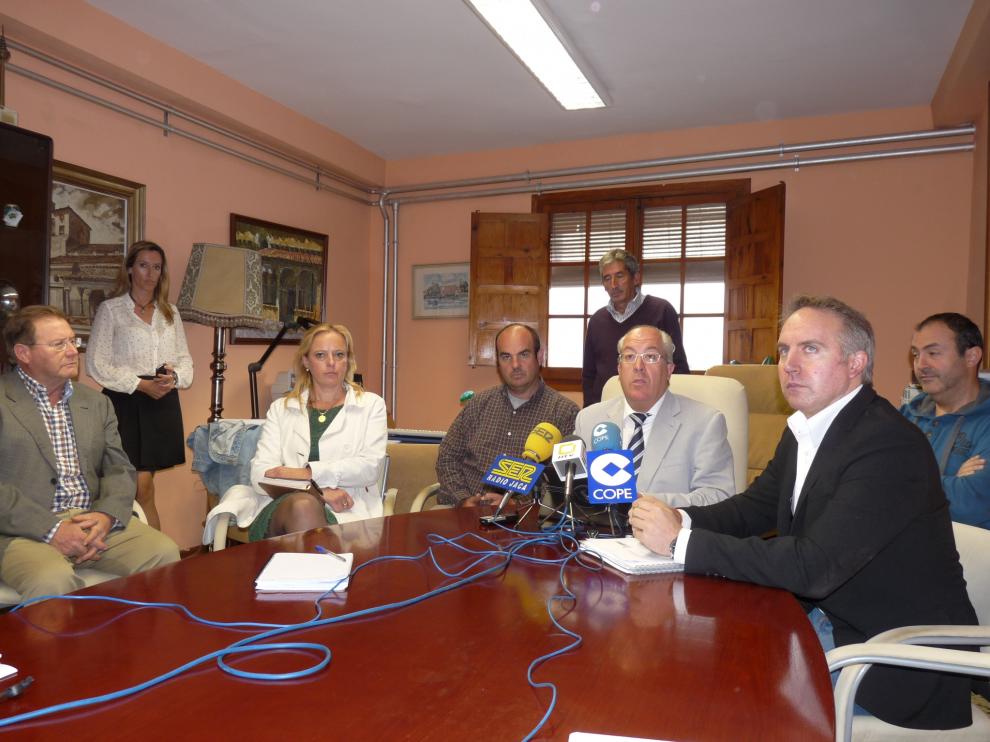El Ayuntamiento de Jaca ha ofrecido una rueda de prensa este martes