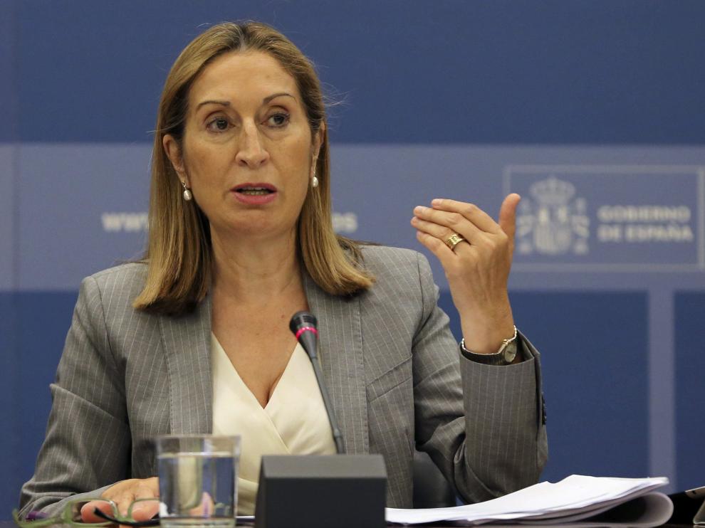 Ana Pastor en su comparecencia este martes
