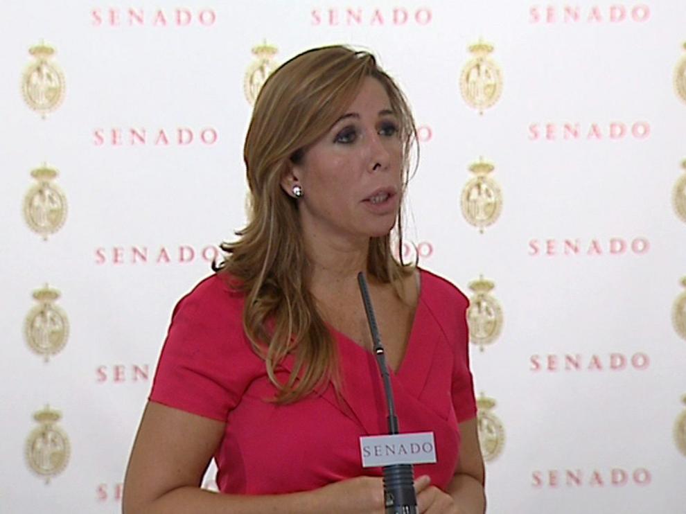Alicia Sánchez-Camacho, este martes en el Senado