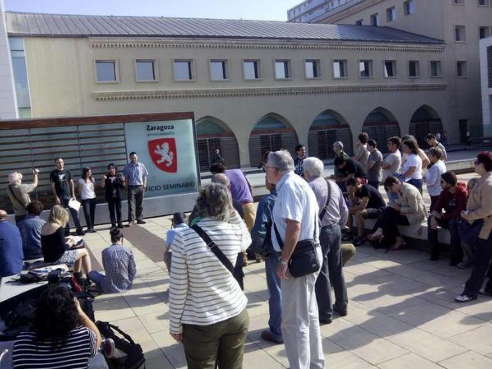 Rueda de prensa de Ganemos Zaragoza