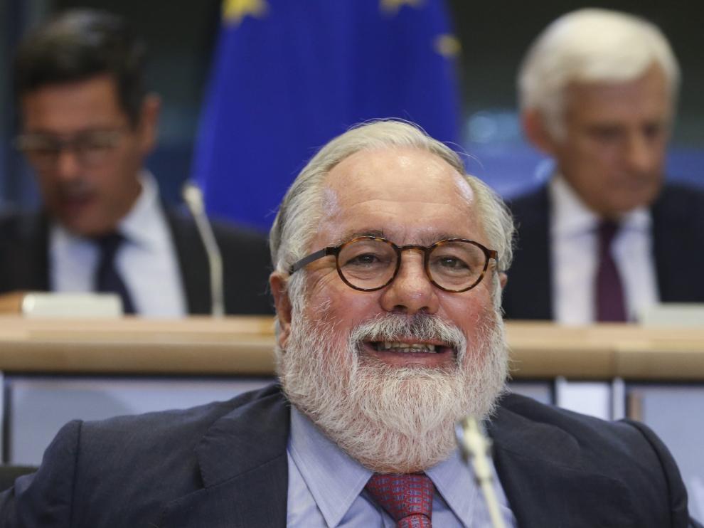 El candidato a comisario europeo de Acción Climática y Energía, Miguel Arias Cañete
