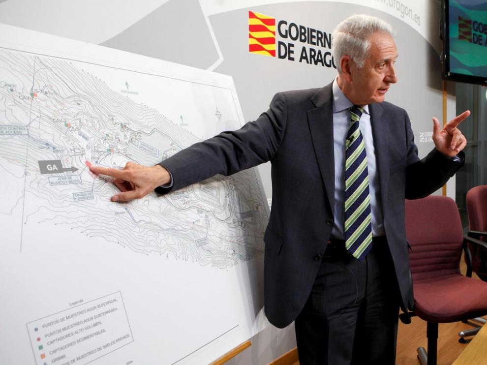 Modesto Lobón, consejero de Agricultura y Medio Ambiente