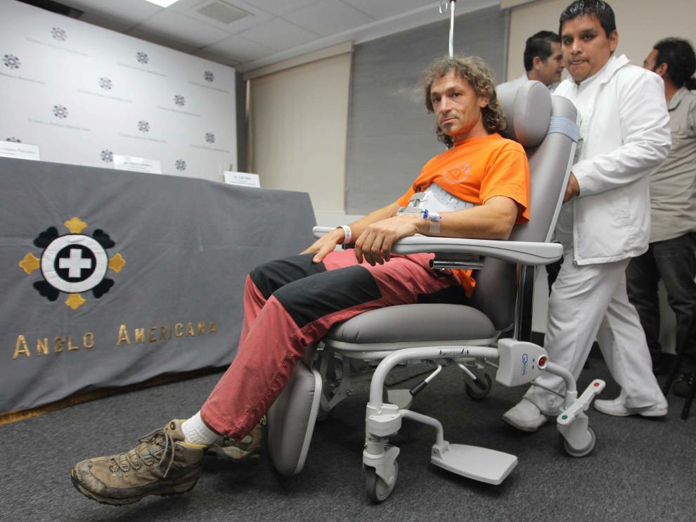 Cecilio López Tercero, este sábado en la clínica de Lima