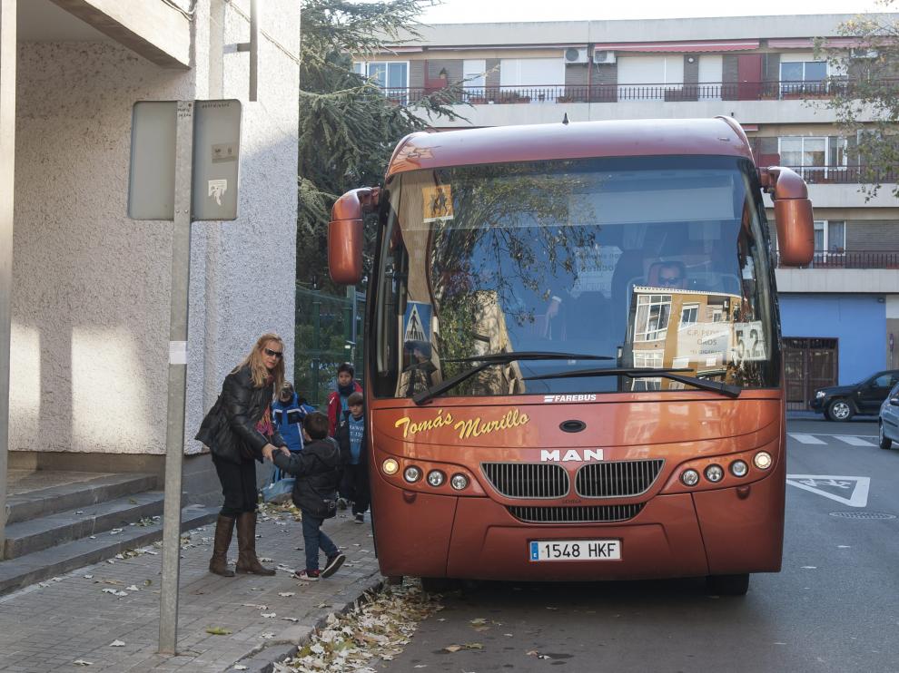 Imagen de archivo de una ruta escolar.