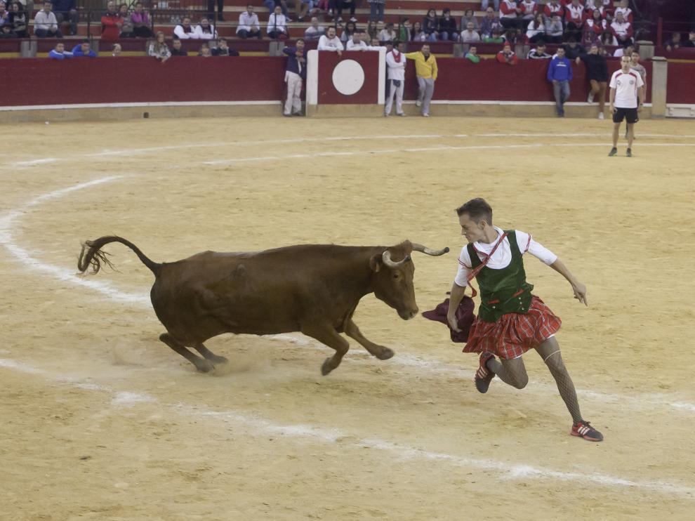 Foto de archivo de las vaquillas de las fiestas del Pilar.