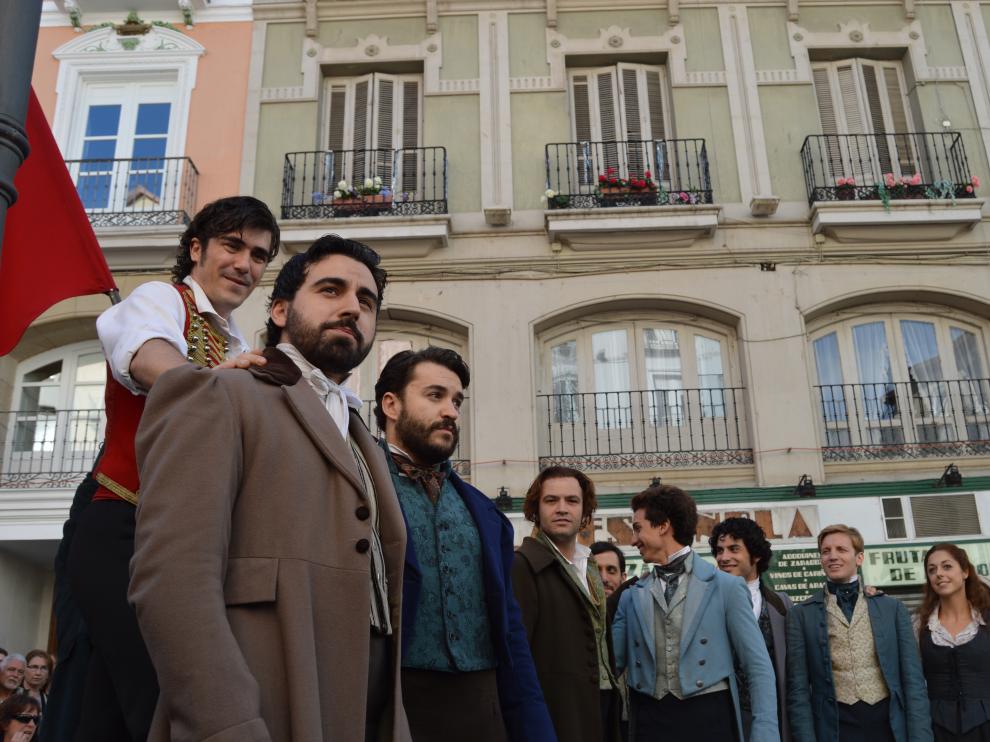 Interpretación de Los Miserables en la calle Alfonso
