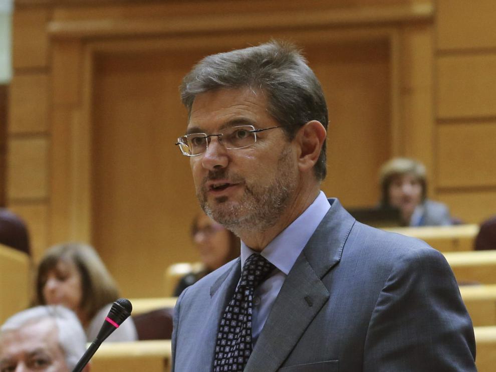 El ministro de Justicia, explica sus nuevas propuestas.